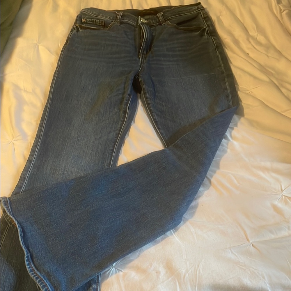 Ann Taylor flare leg Jean - high-rise.